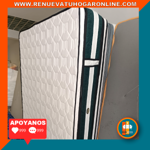 Colchón 140x190 Pillow Top Básico 30–35 cm – Confort y soporte duradero